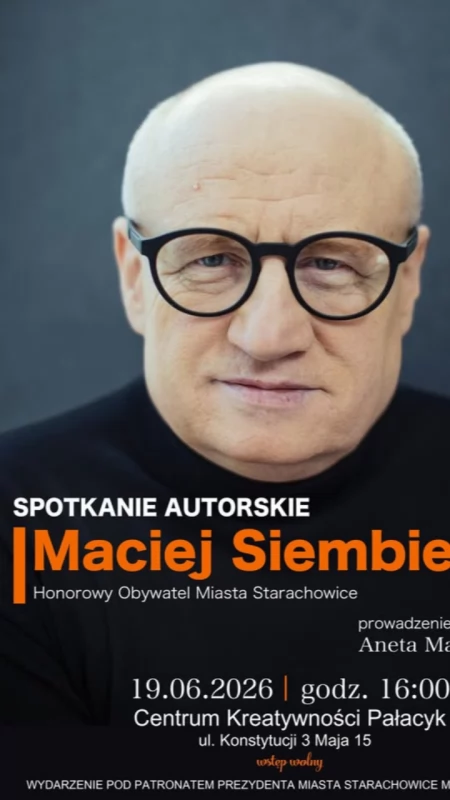 Spotkanie autorskie z Maciejem Siembiedą