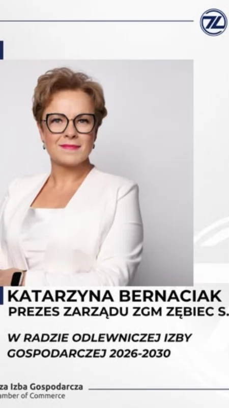 Katarzyna Bernaciak, prezes ZGM Zębiec z prestiżowym wyróżnieniem