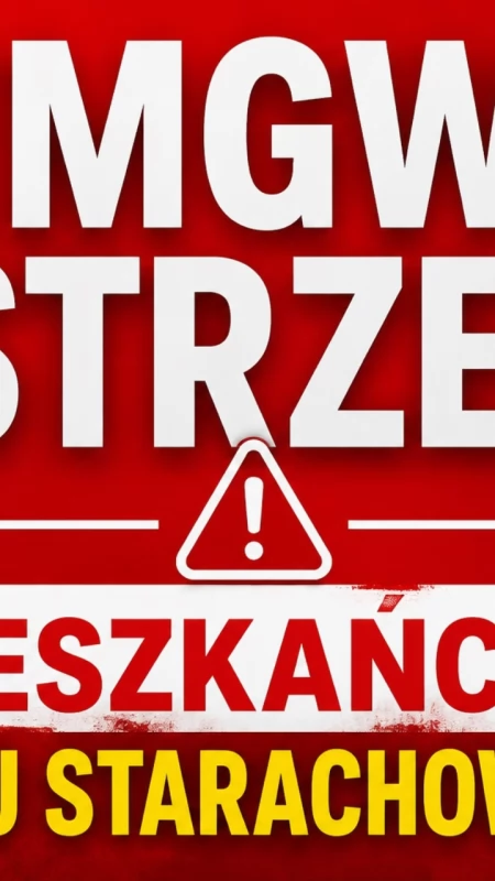 Pilne! Ostrzeżenie dla mieszkańców powiatu starachowickiego