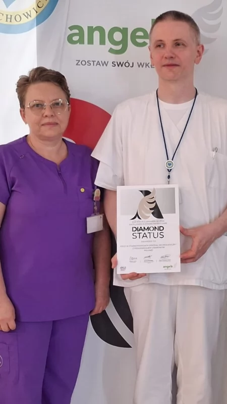 Starachowicki szpital sięgnął po Diamentowy Status ESO Angels Awards, najwyższe wyróżnienie w leczeniu udaru