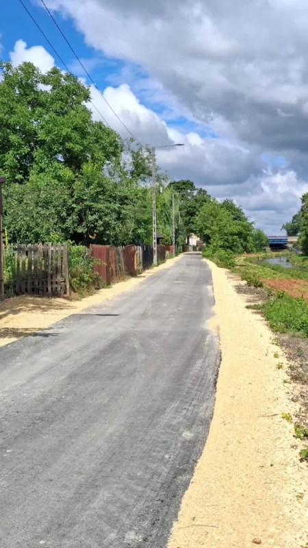 Ul. Pasternik i Nad Kamienną z asfaltem