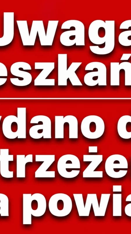 Uwaga mieszkańcy! Wydano dwa ostrzeżenia dla powiatu starachowickiego