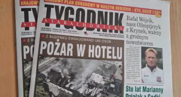 Tydzień zaczynamy od przykrych informacji 