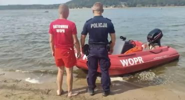 Bezpieczne wakacje nad wodą. Wspólne działania policji i WOPR w Brodach