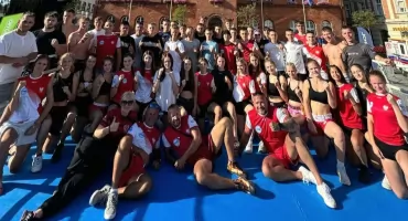 Zgrupowanie kadry narodowej w kickboxingu. W sztabie szkoleniowym trener Dragona Starachowice Marek Jasiński