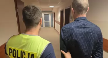 Złodziej elektrycznego roweru w rękach policji