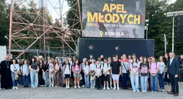 Młodzież z gminy Mirzec na Apelu Młodych w Kowali