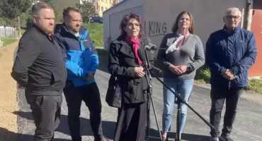 Asfalt do garaży przy ul. Pastwiska w Starachowicach