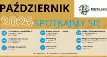 Kalendarium październikowych imprez w Starachowicach