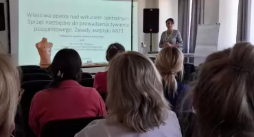 Szkolenia z żywienia pozajelitowego w starachowickim szpitalu