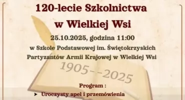 120 szkolnictwa w Wielkiej Wsi