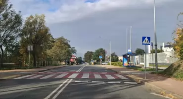  Przy ul. 1 Maja w Starachowicach. Uwaga rowerzyści!