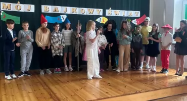 Przedszkolaki w bajkowym świecie Społecznej Szkoły Podstawowej STO