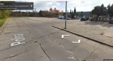 Kamery przy cmenatrzu na Polnej i remont drogi