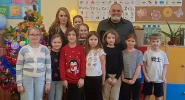 Młodzi dziennikarze ze Społecznej Szkoły Podstawowej