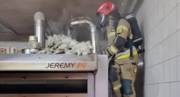 Pożar pieca w piekarni w gm. Brody