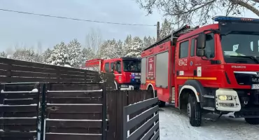 Pożar sadzy w Starachowicach