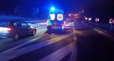 Chwila grozy w gminie Brody. Toyota potrąciła pieszego