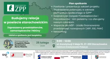  Budowanie partnerstw dla rozwoju regionu. Spotkanie dla przedsiębiorców w Starachowicach