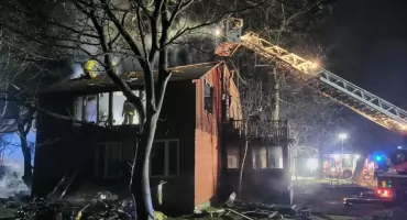 Nocny pożar domu w gm. Pawłów, poszkodowanych brak, ale straty ogromne