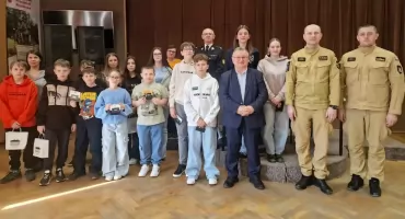 Młodzież zapobiega pożarom w gm. Wąchock