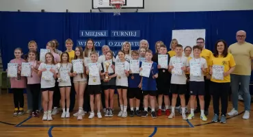 Turniej o zdrowiu w SP nr 10 - kto wygrał rywalizację sportową i test wiedzy?