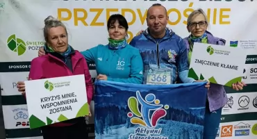 Maraton pieszy 76 km w Górach Świętokrzyskich - Aktywni Starachowice na mecie po 17 godzinach