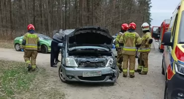 Kolizja na trasie Starachowice - Lubienia. 19-latka ukarana mandatem