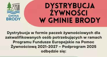 Żywność dla mieszkańców gminy Brody już po niedzieli