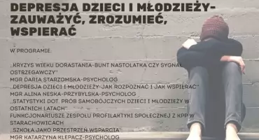 Depresja dzieci i młodzieży. Konferencja w Krynkach