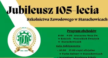 Jubileusz 105-lecia Szkolnictwa Zawodowego w Starachowicach. Zapisy na Bal trwają!