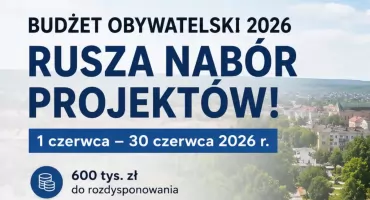 Budżet Obywatelski 2026. Rusza nabór projektów i nowe zasady