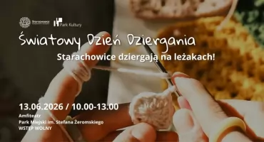 To okazja do dziergania w Parku Miejskim