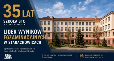 35 lat na edukacyjnym szczycie. Społeczna Szkoła Podstawowa STO w Starachowicach w dniu jubileuszu ma co świętować!