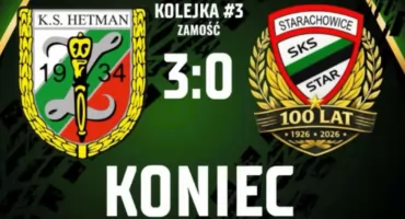 Star bez punktów w Zamościu. Hetman wypunktował zespół ze Starachowic