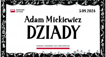 Narodowe Czytanie 2026 w Starachowicach. Dziady w Bibliotece