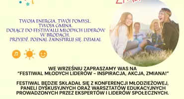 Festiwal Młodych Liderów w gm. Brody – Inspiracja, Akcja, Zmiana! 