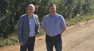 Zakończyła się modernizacja drogi dojazdowej do pól pomiędzy Krajkowem a Łomnem