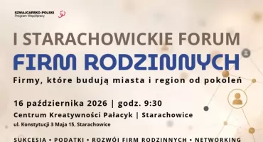 Zaproszenie na I Starachowickie Forum Firm Rodzinnych