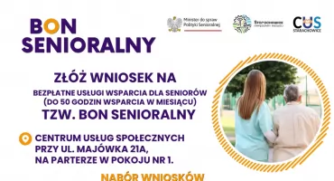 Bon senioralny w Starachowicach. Rusza nabór wniosków 