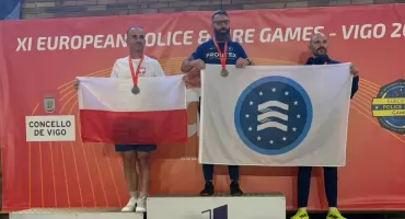 Marcin Driański z czterema medalami Europejskich Igrzysk Policjantów i Strażaków!